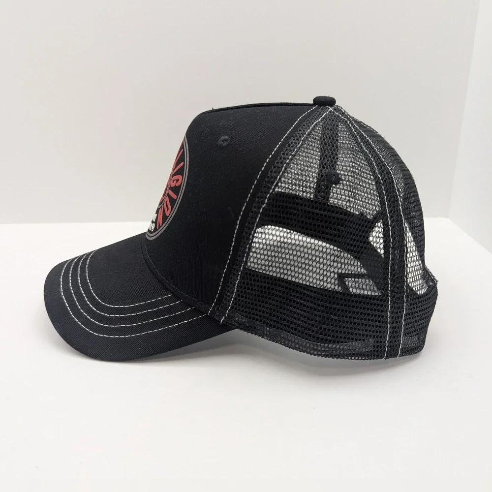 True‎ Religion Jet Black Buddha Face Trucker Hat Snapback Cap TR4234 New OS